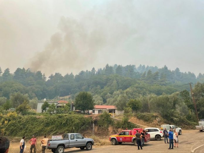 Ανακοίνωση από το Δήμο Γορτυνίας για τη φωτιά