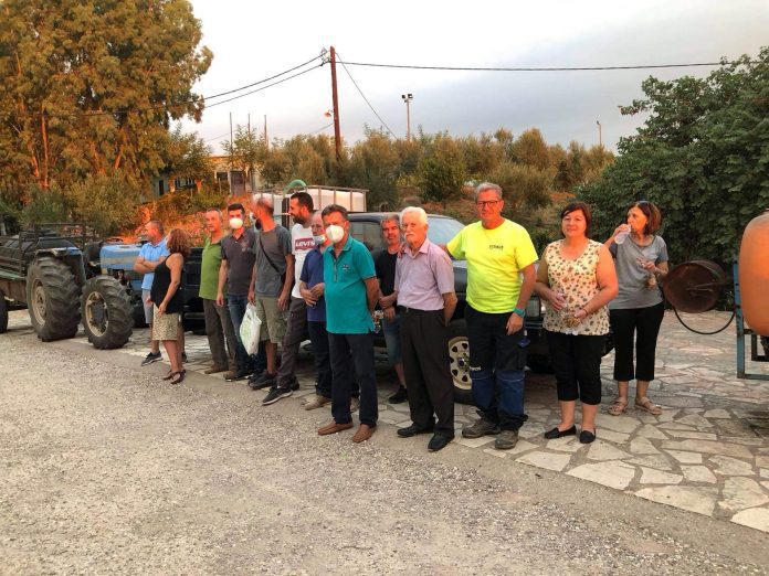 Εθελοντική ομάδα πυρασφάλειας στο Πυρρή