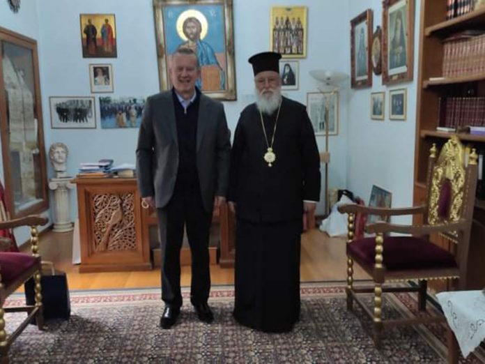 Συνάντηση του αντιπεριφερειάρχη Αρκαδίας με τον μητροπολίτη Μαντινείας και Κυνουρίας