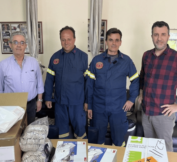 Η Παγγορτυνιακή Ένωση δίπλα στην Πυροσβεστική με νέα δωρεά ενόψει καλοκαιριού