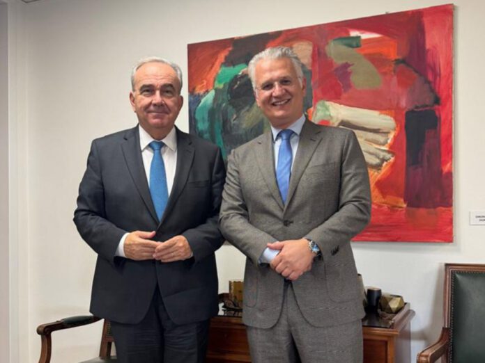 Συνάντηση Δημήτρη Πτωχού με τον Νίκο Παπαθανάση