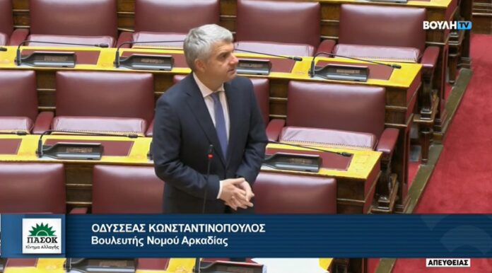 Οδ. Κωνσταντινόπουλος: Συζήτηση Επίκαιρης Ερώτησης για την επιβίωση των καφενείων και παντοπωλείων των μικρών χωριών