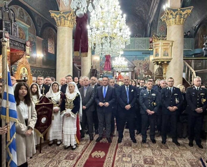 Με λαμπρότητα και θρησκευτική κατάνυξη τιμήθηκε η μνήμη του Πολιούχου και Προστάτη Βυτίνας Αγίου Τρύφωνα (ph)