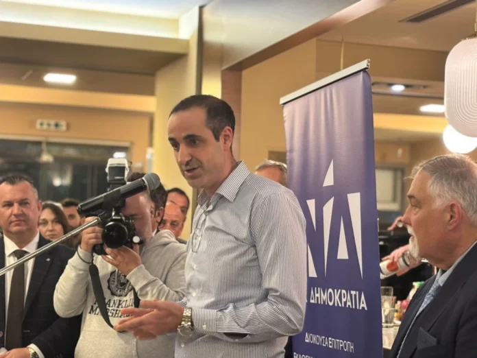 Γρηγόρης Δημητριάδης στην κοπή πίτας της ΔΕΕΠ Ηλείας: «Είμαι στρατιώτης της παράταξης – Δεν σκοπεύω να πολιτευτώ το 2027»