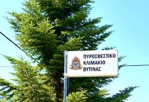 Δωρεά της Παγγορτυνιακής στον Πυροσβεστικό Σταθμό Βυτίνας
