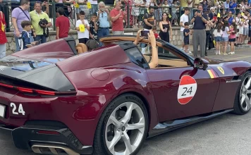 Ο Δήμος Τρίπολης υποδέχθηκε το εντυπωσιακό Ferrari Cavalcade 2026 (ph)